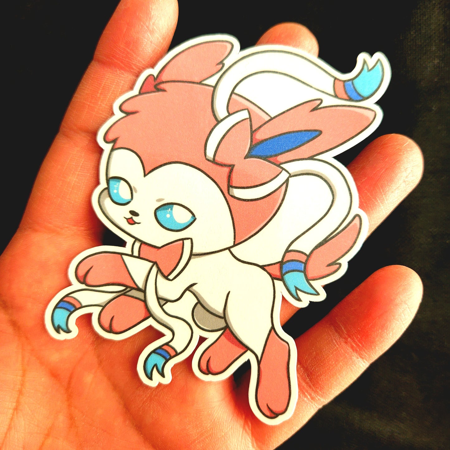 Cute Eevee Pocket Monster Gloss Sticker