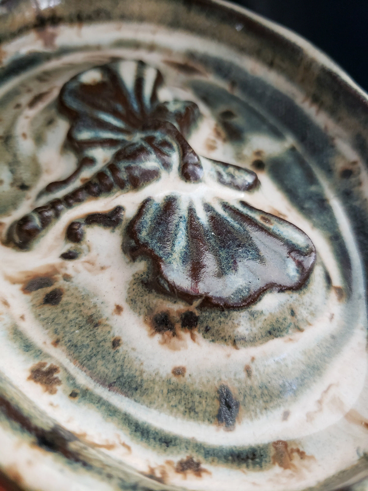 Ceramic Moth Trinket Dish
