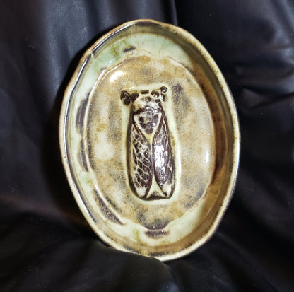 Ceramic Cicada Trinket Dish