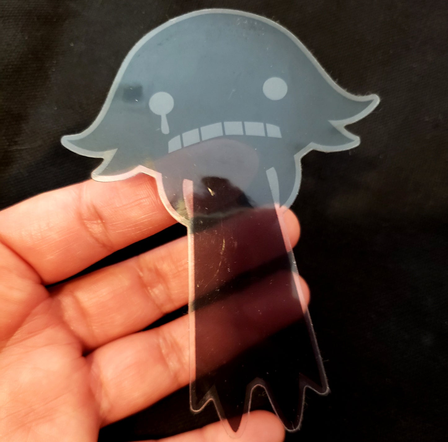 Soul Eater XL Sad Shadow Crona Clear Sticker