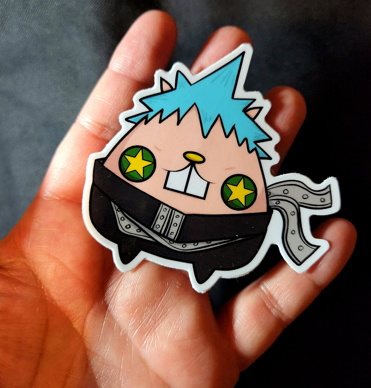 Bunigiri Cosplay-Black Star Gloss Sticker