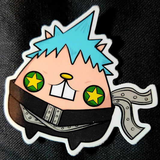 Bunigiri Cosplay-Black Star Gloss Sticker