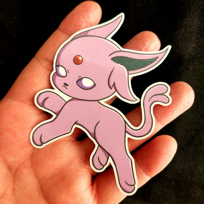 Cute Eevee Pocket Monster Gloss Sticker