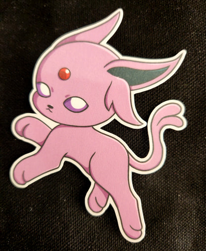 Cute Eevee Pocket Monster Gloss Sticker