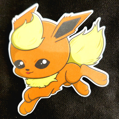 Cute Eevee Pocket Monster Gloss Sticker