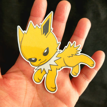Cute Eevee Pocket Monster Gloss Sticker