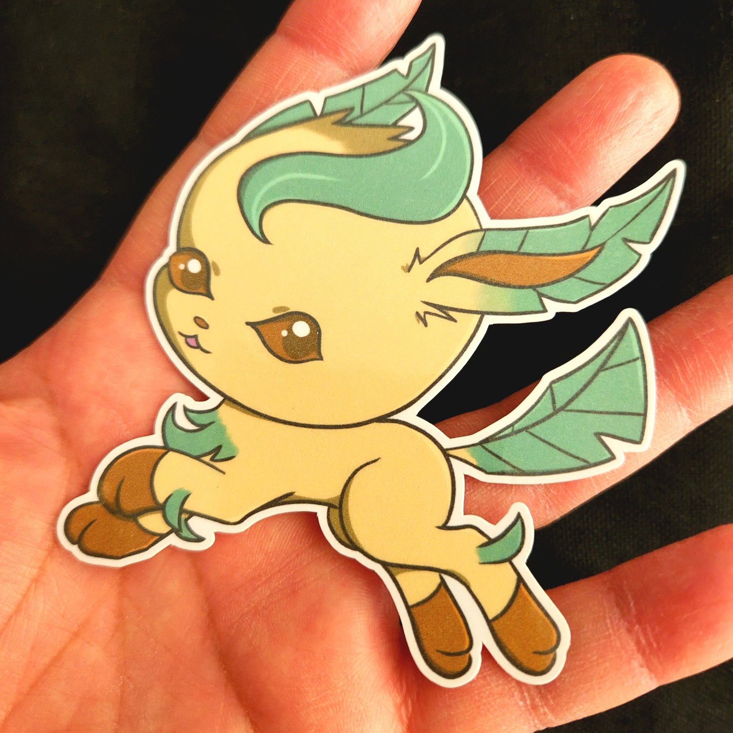 Cute Eevee Pocket Monster Gloss Sticker