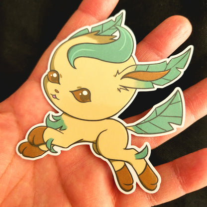 Cute Eevee Pocket Monster Gloss Sticker