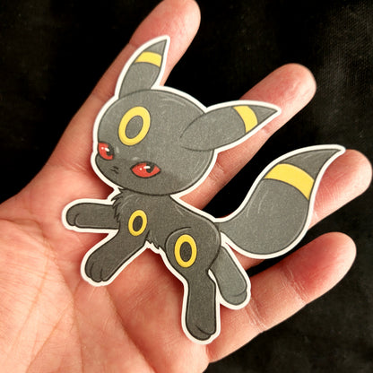 Cute Eevee Pocket Monster Gloss Sticker