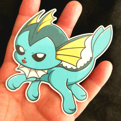 Cute Eevee Pocket Monster Gloss Sticker
