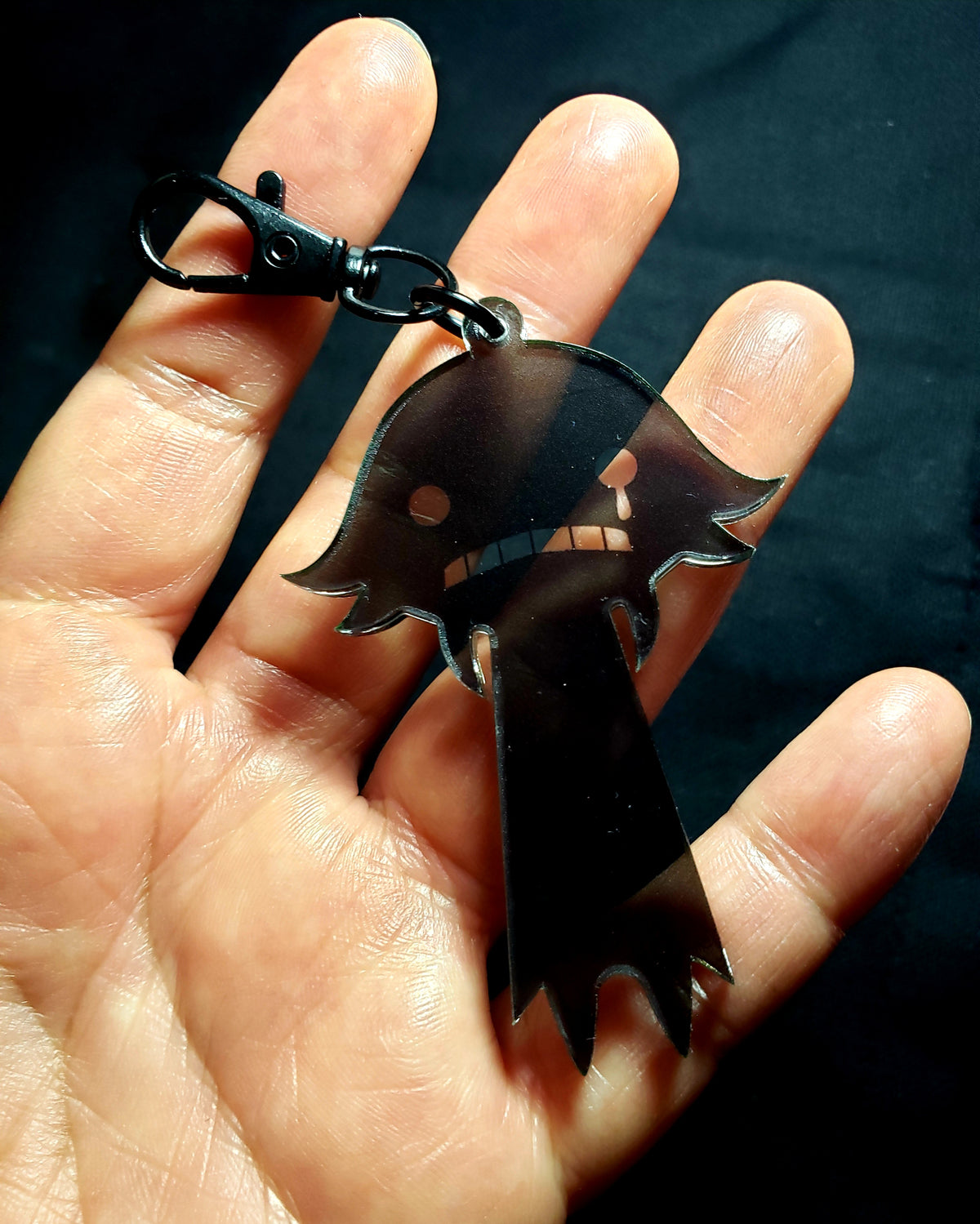Soul Eater Sad Shadow Crona Acrylic Keychain