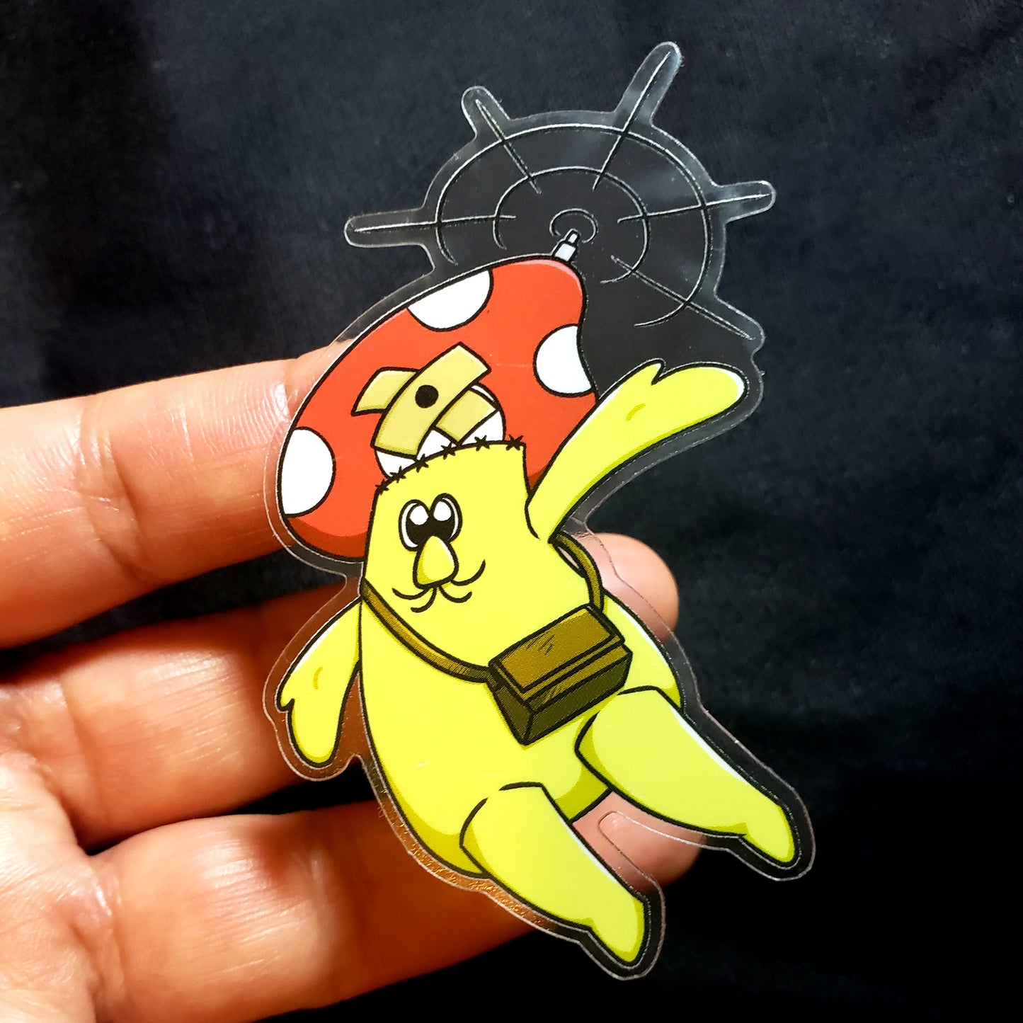 DDDDD Flying Isobeyan Clear Sticker