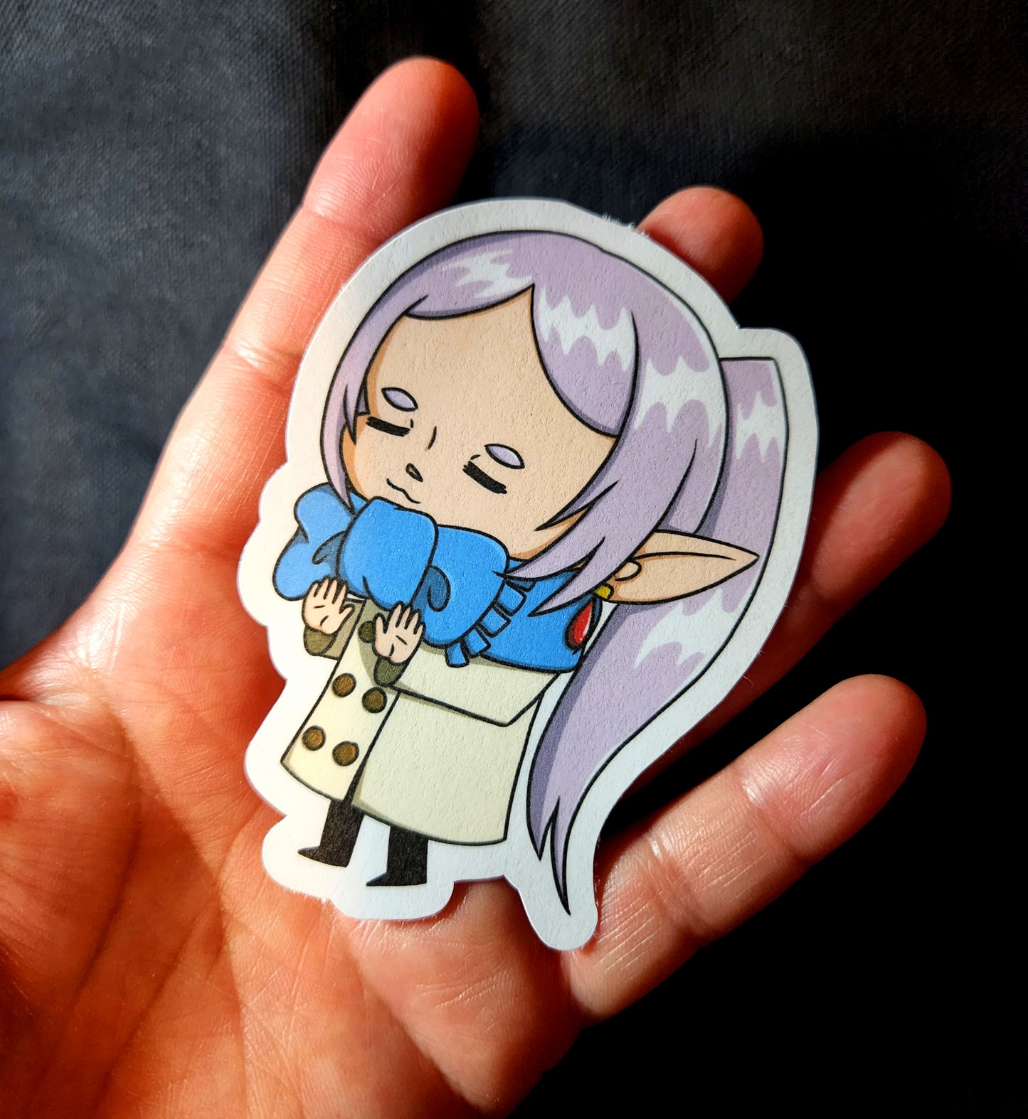 Chibi Frieren Gloss Sticker
