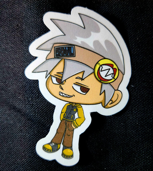 Soul Eater Chibi Soul Gloss Sticker