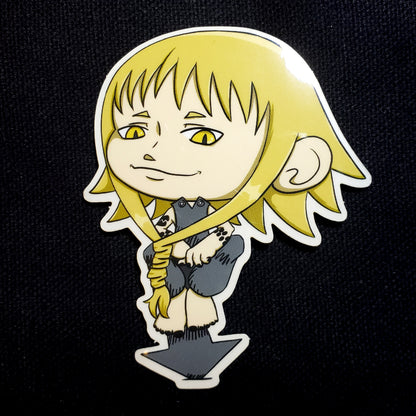 Soul Eater Witch Medusa Clear Sticker