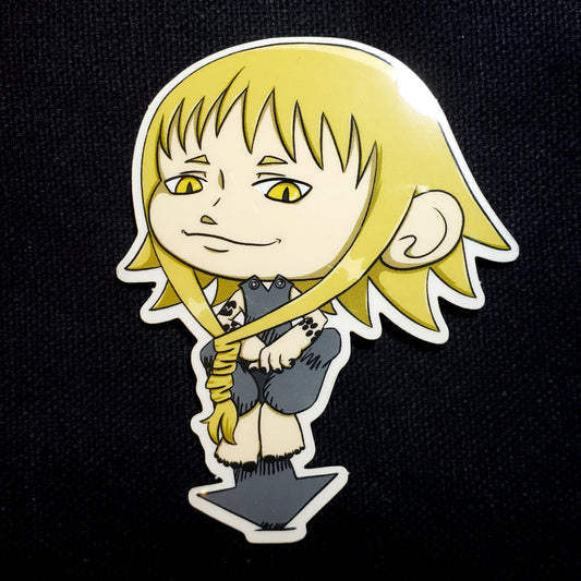 Soul Eater Witch Medusa Clear Sticker