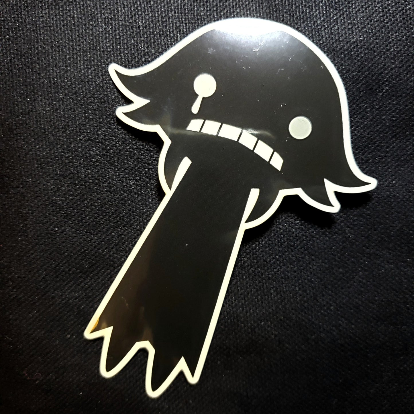 Soul Eater XL Sad Shadow Crona Clear Sticker