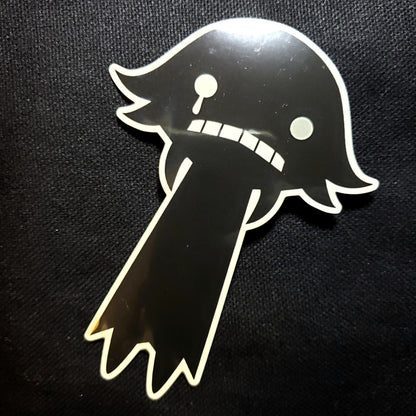 Soul Eater XL Sad Shadow Crona Clear Sticker