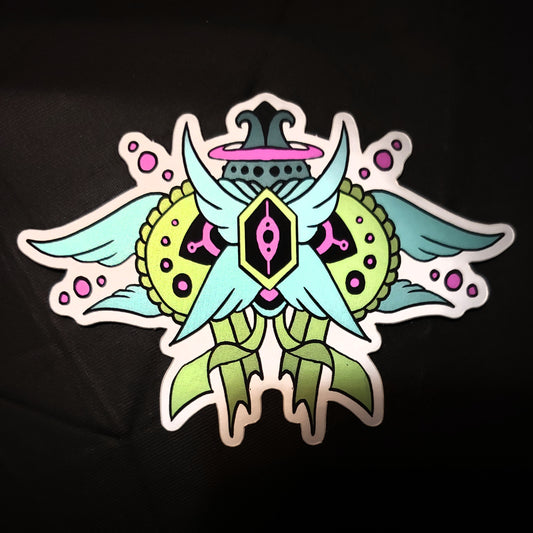 Archangel Vector Matte Mirror Sticker