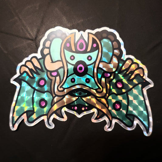 Magician Vector Prismatic Sticker