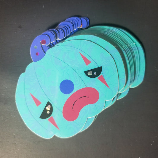 Sad Pumpkin Clown Sticker