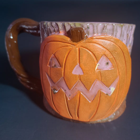 Ceramic Halloween Pumpkin Mug