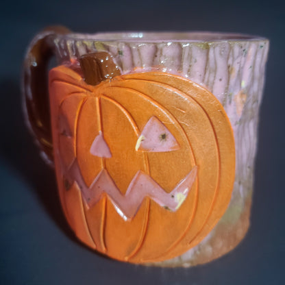 Ceramic Halloween Pumpkin Mug