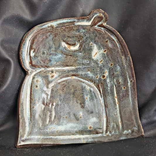 Ceramic Capybara Trinket Dish-White Spots