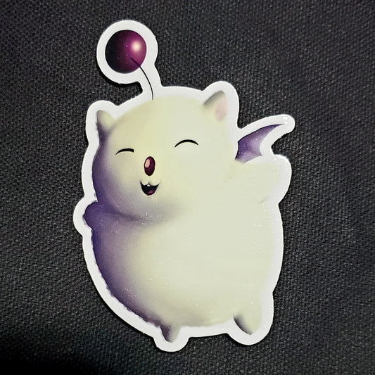 Final Fantasy Carefree Flying Moogle Gloss Sticker