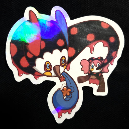 Puella Magi Madoka Magica Charlotte Holo Sticker-V2