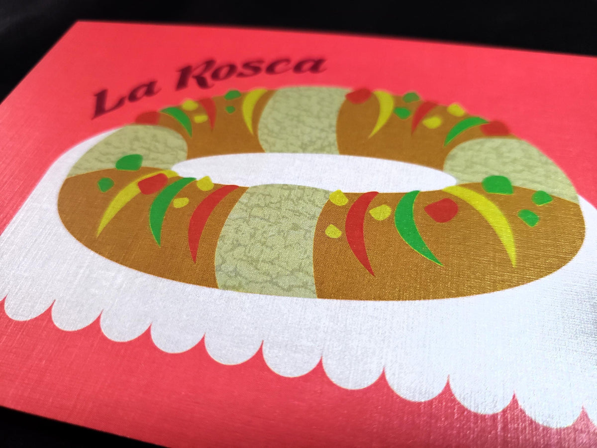 La Rosca Día de Reyes 4x6 Print