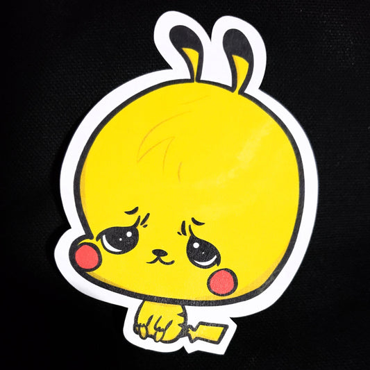 Cute Pikachu Pocket Monster Gloss Sticker