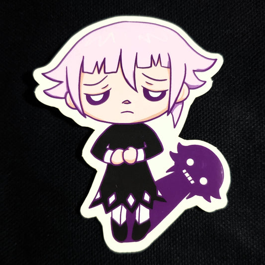 Soul Eater Sad Crona w/ Shadow Clear Sticker
