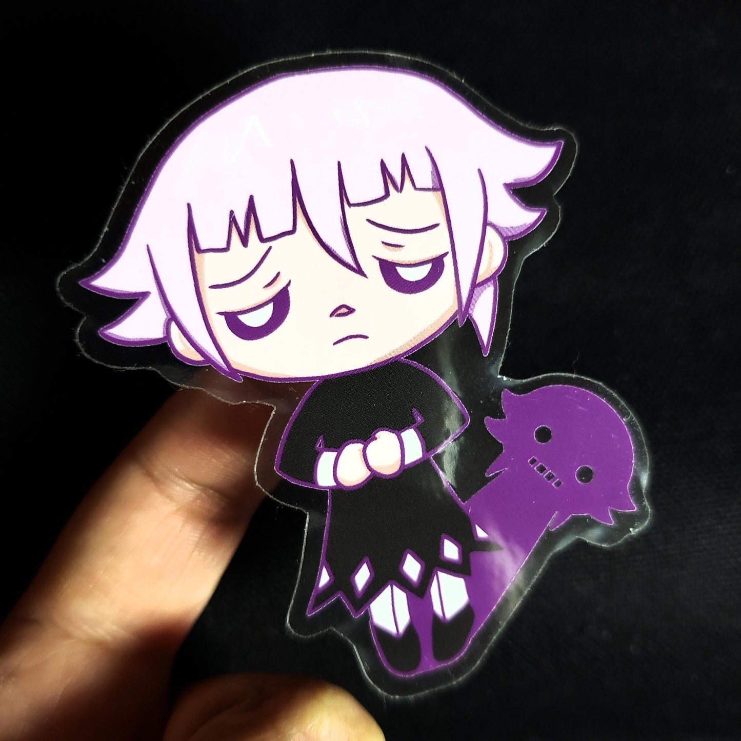 Soul Eater Sad Crona w/ Shadow Clear Sticker