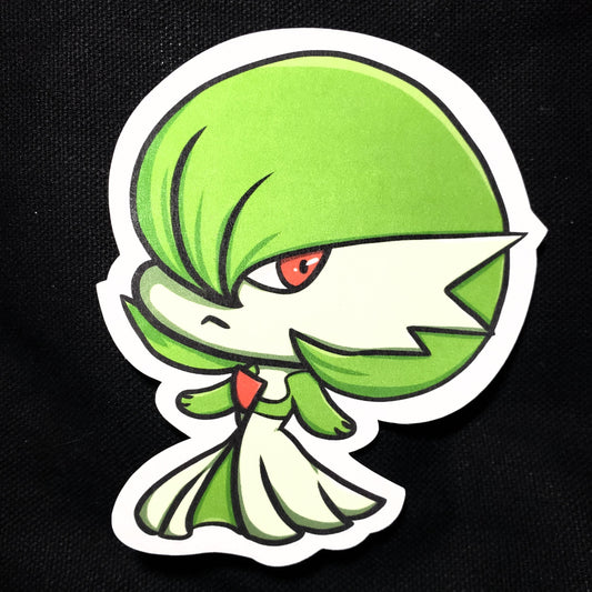 Cute Gardevoir Pocket Monster Gloss Sticker