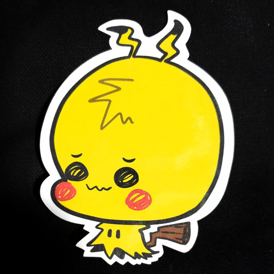 Cute Mimikyu Pocket Monster Gloss Sticker
