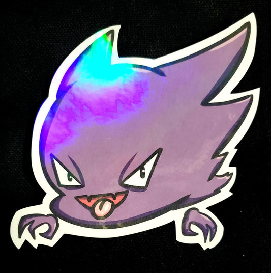 Cute Haunter Pocket Monster Holo Sticker