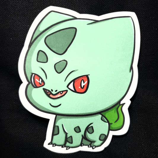 Cute Bulbasaur Pocket Monster Gloss Sticker